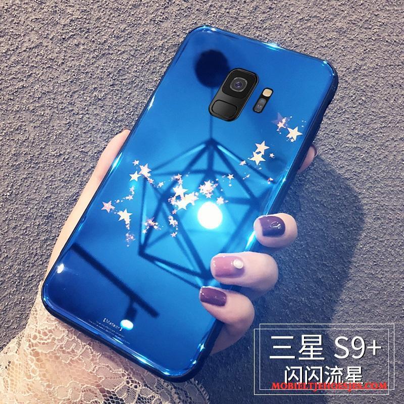 Samsung Galaxy S9+ Anti-fall Siliconen Hoesje Telefoon Trendy Merk Glas Persoonlijk Scheppend