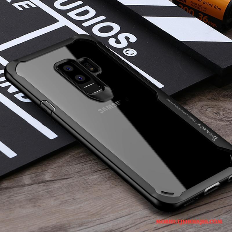 Samsung Galaxy S9 Bescherming All Inclusive Anti-fall Grijs Hoesje Telefoon Doorzichtig Siliconen