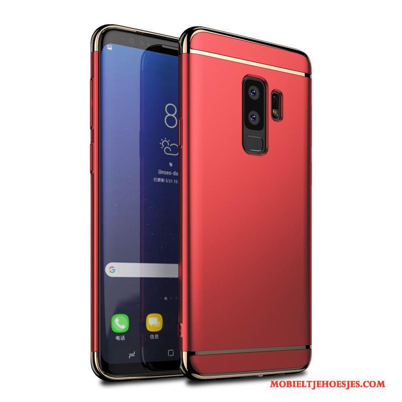 Samsung Galaxy S9 Bescherming All Inclusive Rood Trendy Merk Hoesje Telefoon Schrobben Dun