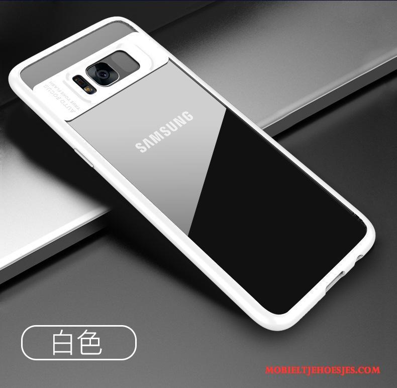 Samsung Galaxy S9 Bescherming Doorzichtig Ster Hoesje Telefoon Blauw Siliconen Zacht