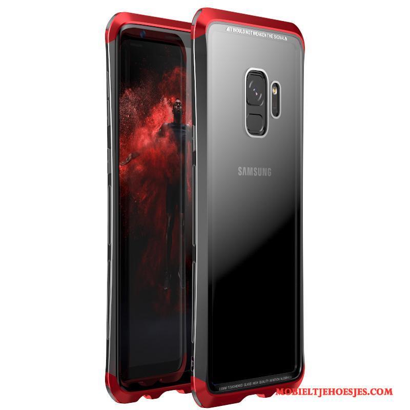 Samsung Galaxy S9 Bescherming Metaal Ster Hoes Hoesje Telefoon Glas