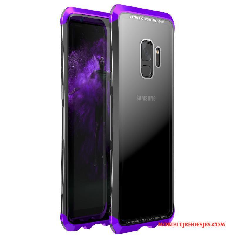 Samsung Galaxy S9 Bescherming Metaal Ster Hoes Hoesje Telefoon Glas