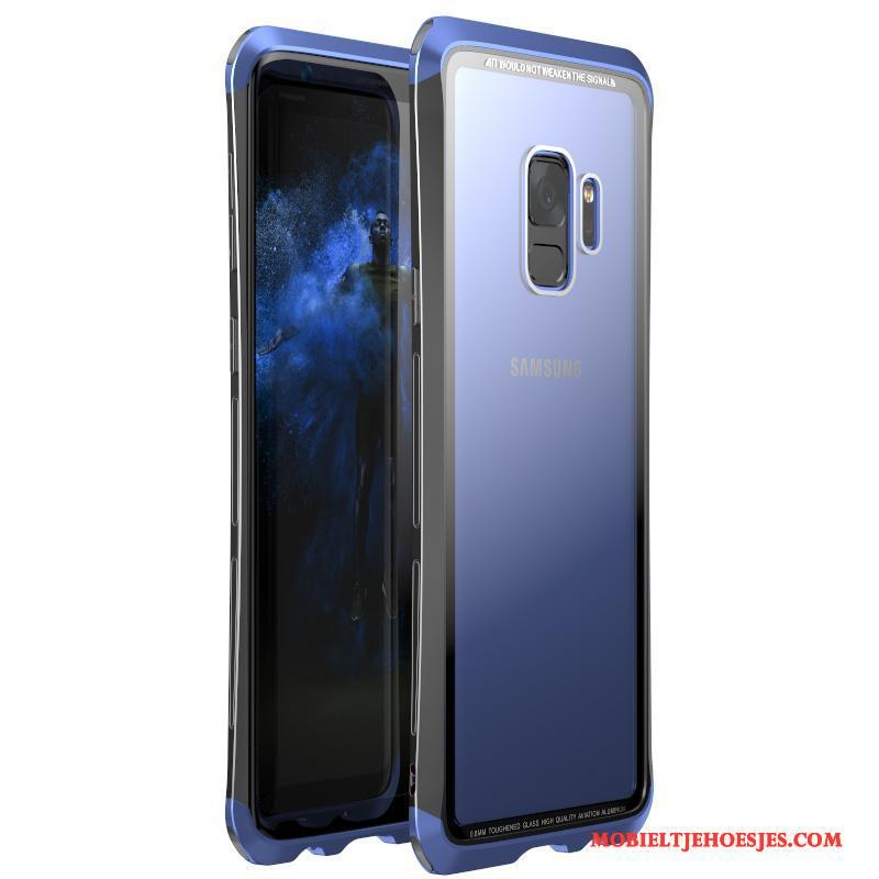 Samsung Galaxy S9 Bescherming Metaal Ster Hoes Hoesje Telefoon Glas