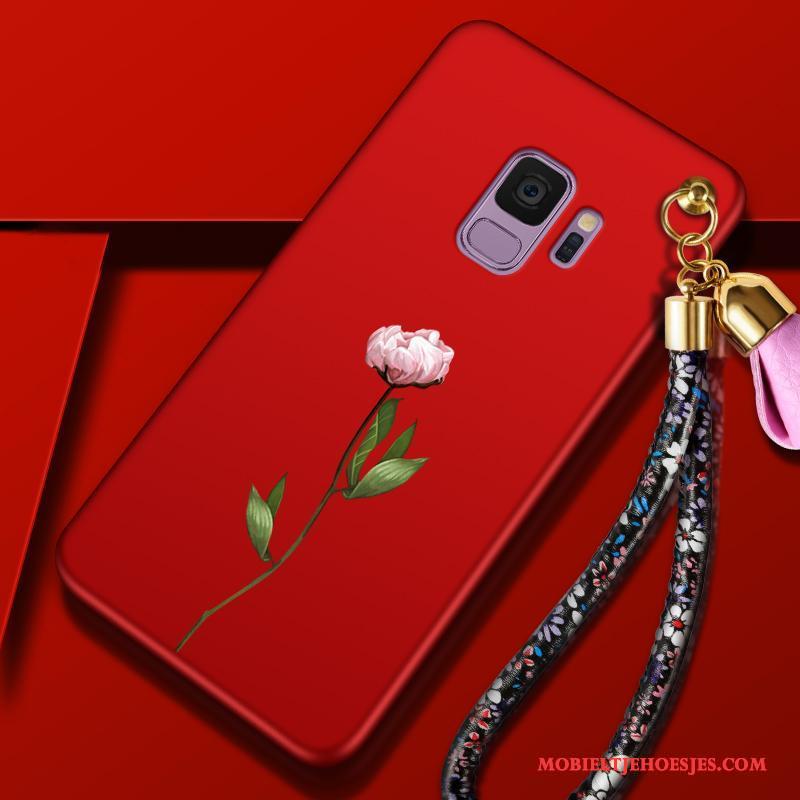 Samsung Galaxy S9 Bescherming Persoonlijk Bloemen Hoesje Zacht Siliconen Telefoon