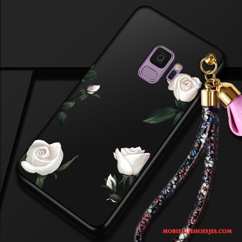 Samsung Galaxy S9 Bescherming Persoonlijk Bloemen Hoesje Zacht Siliconen Telefoon