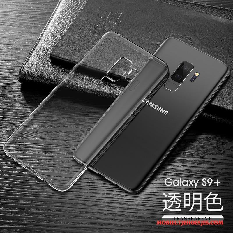 Samsung Galaxy S9+ Bescherming Zacht Donkerblauw All Inclusive Hoes Hoesje Telefoon Ster