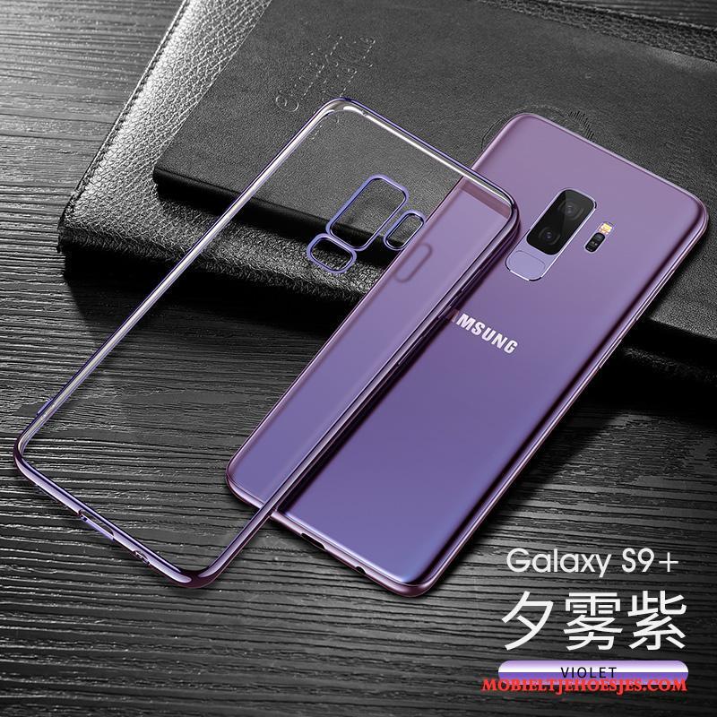 Samsung Galaxy S9+ Bescherming Zacht Donkerblauw All Inclusive Hoes Hoesje Telefoon Ster