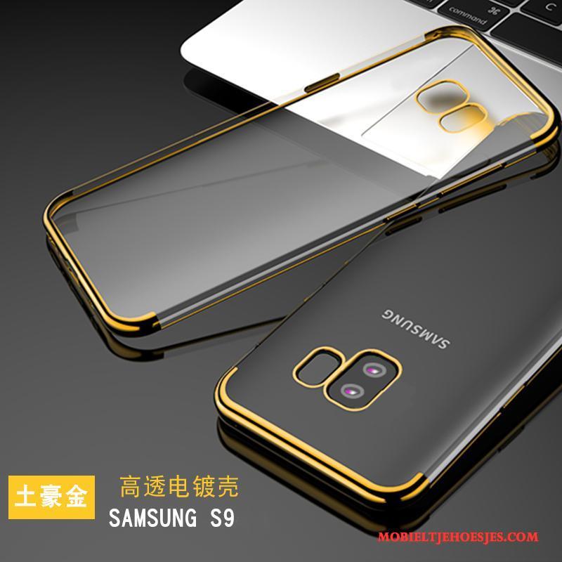 Samsung Galaxy S9 Doorzichtig Trendy Merk Siliconen Zacht All Inclusive Hoesje Telefoon Ster