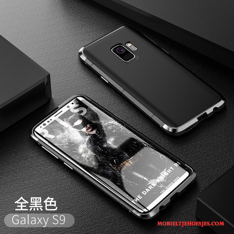 Samsung Galaxy S9 Hoes Scheppend Hoesje Telefoon Purper Persoonlijk Ster Metaal