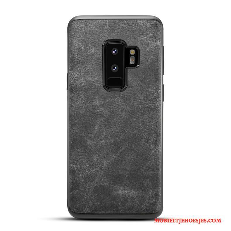 Samsung Galaxy S9+ Hoes Ster All Inclusive Bescherming Siliconen Vintage Hoesje Telefoon