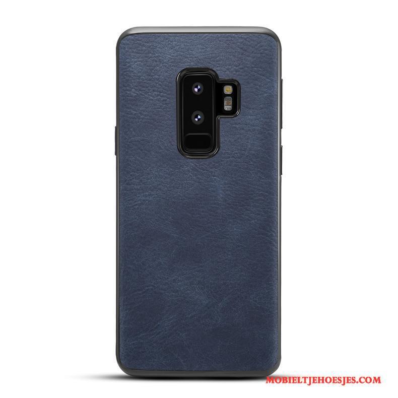 Samsung Galaxy S9+ Hoes Ster All Inclusive Bescherming Siliconen Vintage Hoesje Telefoon