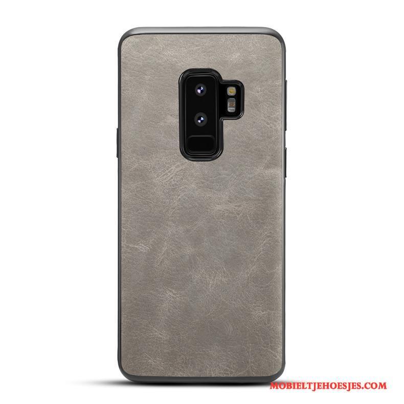 Samsung Galaxy S9+ Hoes Ster All Inclusive Bescherming Siliconen Vintage Hoesje Telefoon