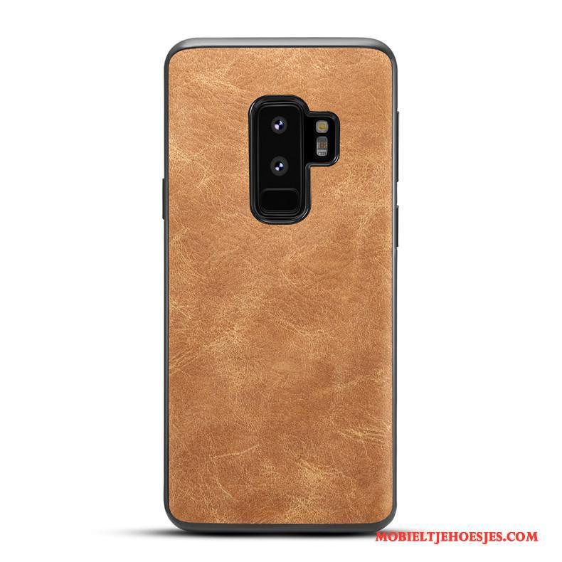 Samsung Galaxy S9+ Hoes Ster All Inclusive Bescherming Siliconen Vintage Hoesje Telefoon