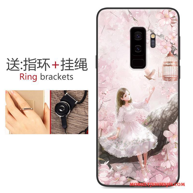 Samsung Galaxy S9 Hoesje Anti-fall Roze Vers Ster Zacht Bescherming Hoes