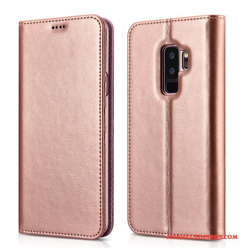 Samsung Galaxy S9+ Hoesje Mobiele Telefoon Anti-fall Hoes Clamshell Bescherming All Inclusive Zwart