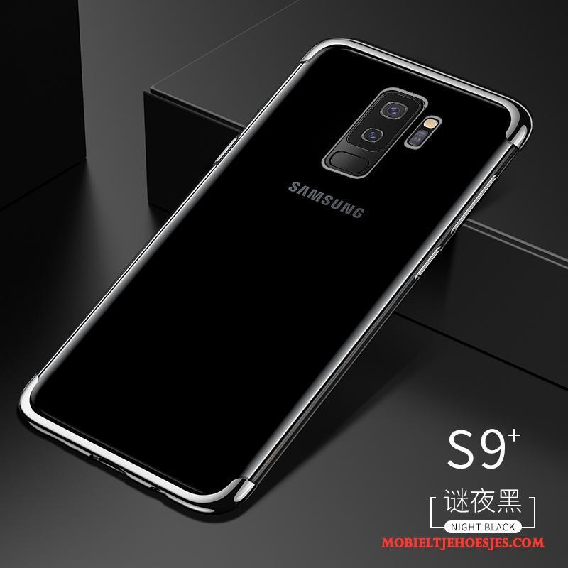 Samsung Galaxy S9+ Hoesje Persoonlijk Ster Doorzichtig Blauw All Inclusive Siliconen Zacht