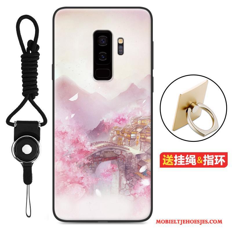 Samsung Galaxy S9 Hoesje Siliconen All Inclusive Schrobben Hoes Ster Trend Anti-fall