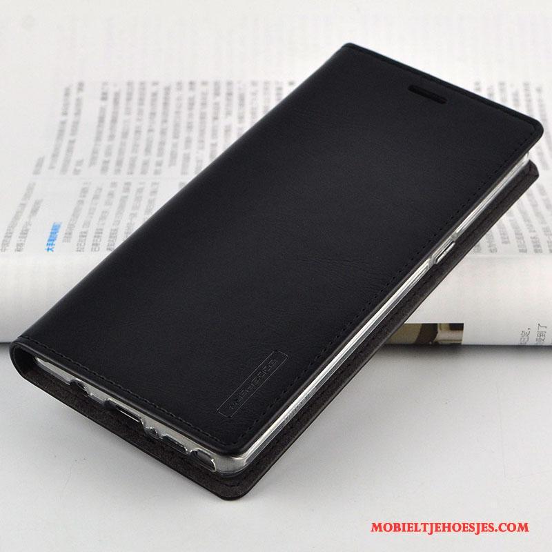 Samsung Galaxy S9+ Hoesje Telefoon Dun Zacht Bescherming Wijnrood Ster Folio