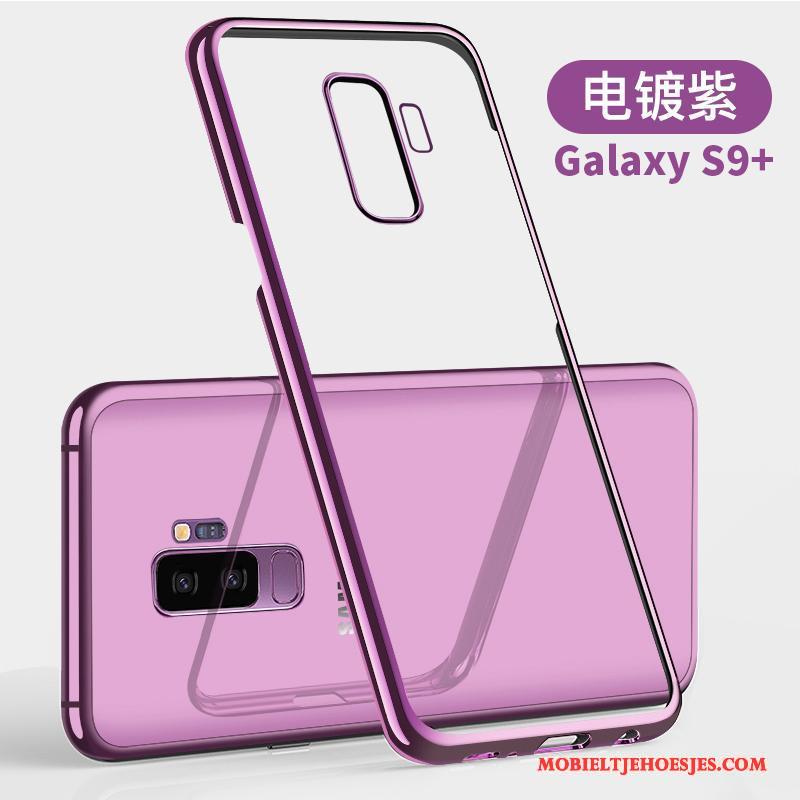 Samsung Galaxy S9+ Hoesje Telefoon Ster All Inclusive Doorzichtig Blauw Bescherming Dun