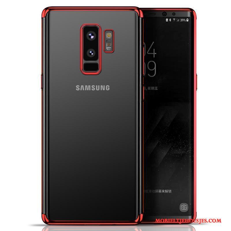 Samsung Galaxy S9 Hoesje Zacht All Inclusive Ster Blauw Doorzichtig Eenvoudige Siliconen