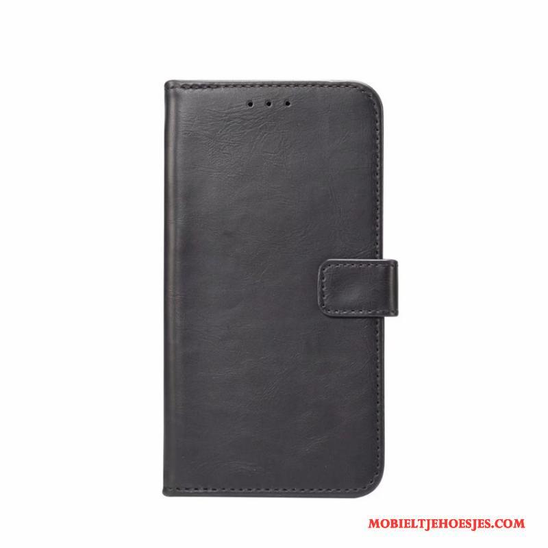 Samsung Galaxy S9 Kaart Leren Etui Hoes Zacht Hoesje Folio Telefoon