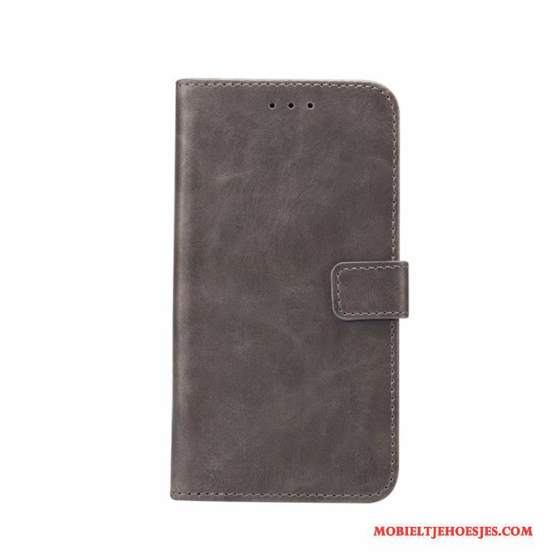 Samsung Galaxy S9 Kaart Leren Etui Hoes Zacht Hoesje Folio Telefoon