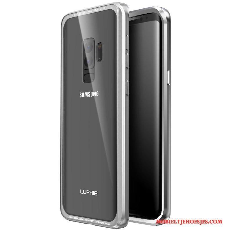 Samsung Galaxy S9+ Metaal Scheppend Ster All Inclusive Bescherming Hoesje Omlijsting