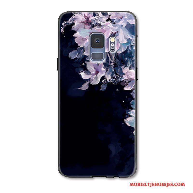 Samsung Galaxy S9+ Mooie Hoesje Telefoon Ster Kat Luxe Trendy Merk Bloemen