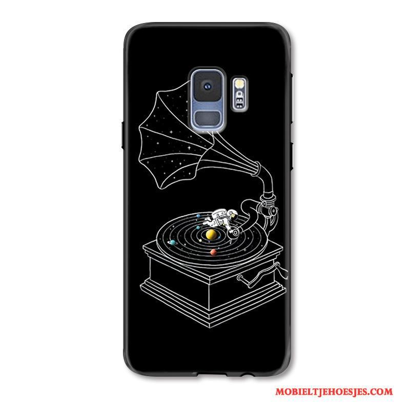 Samsung Galaxy S9+ Reliëf Hoes Anti-fall Hoesje Telefoon Bescherming Ster Scheppend