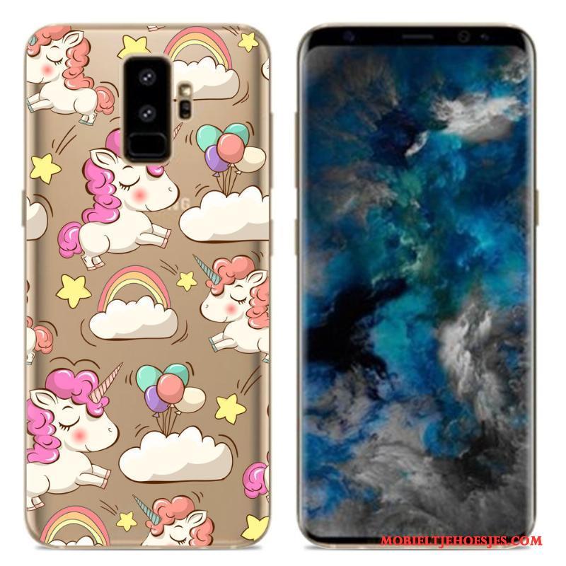 Samsung Galaxy S9 Spotprent Siliconen Hoes Kleur Hoesje Telefoon Ster Zacht