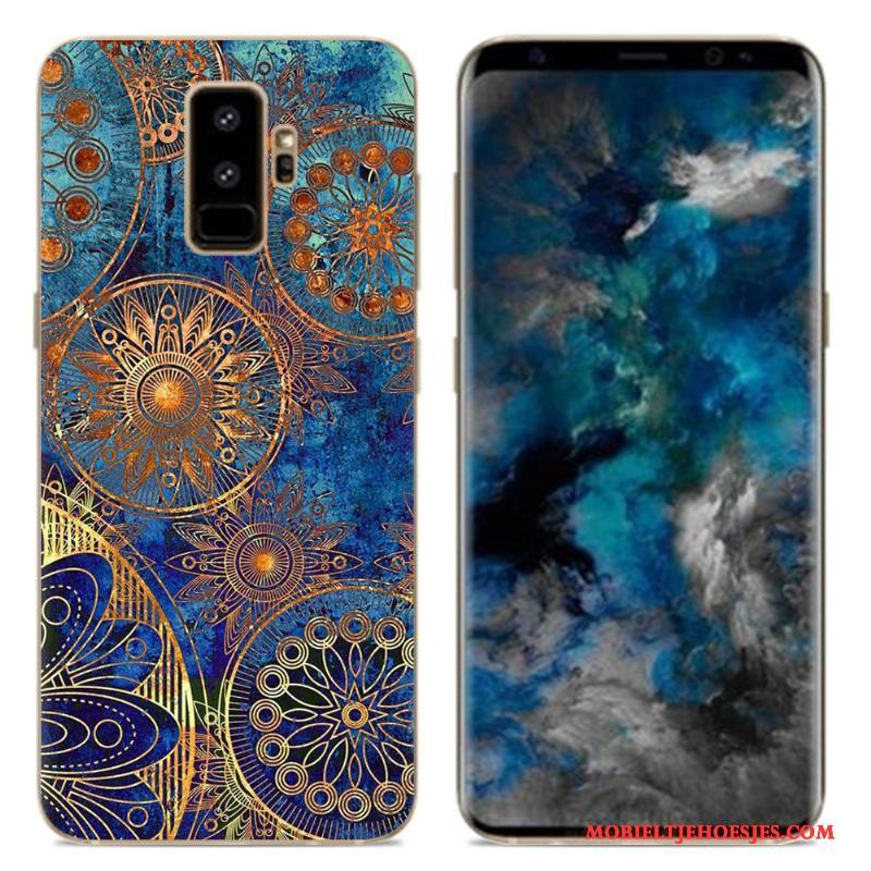 Samsung Galaxy S9 Spotprent Siliconen Hoes Kleur Hoesje Telefoon Ster Zacht