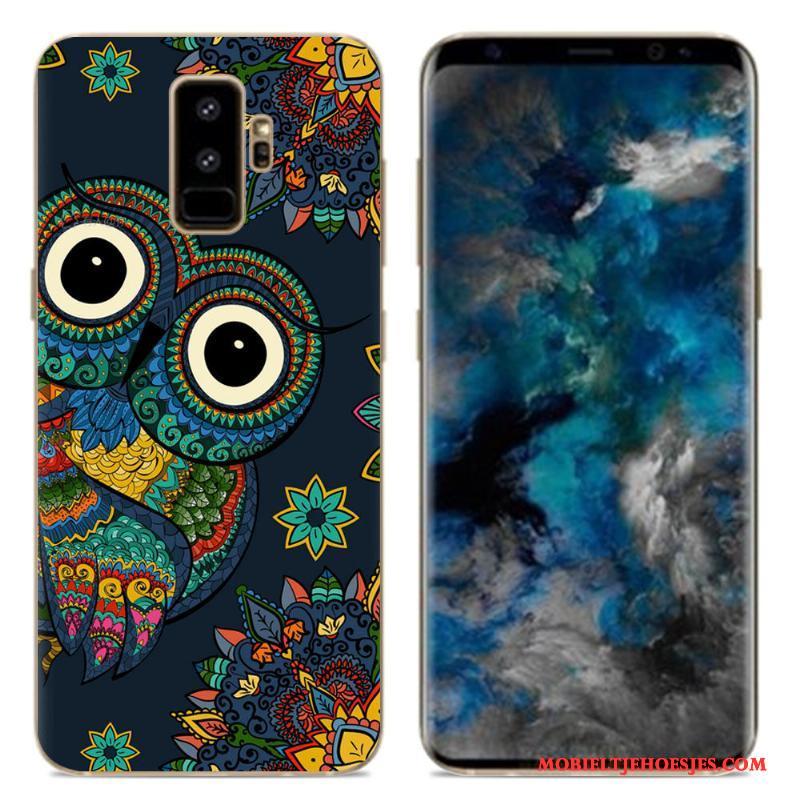 Samsung Galaxy S9 Spotprent Siliconen Hoes Kleur Hoesje Telefoon Ster Zacht