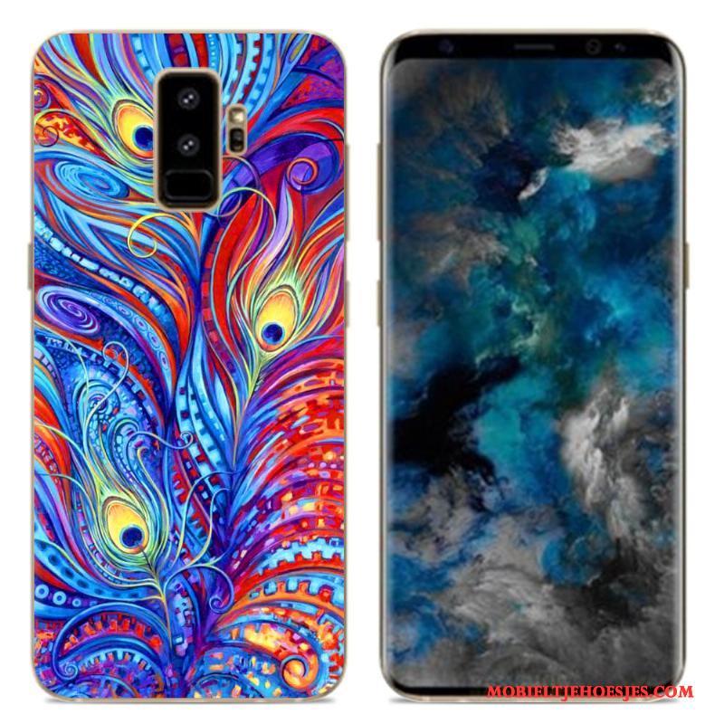 Samsung Galaxy S9 Spotprent Siliconen Hoes Kleur Hoesje Telefoon Ster Zacht