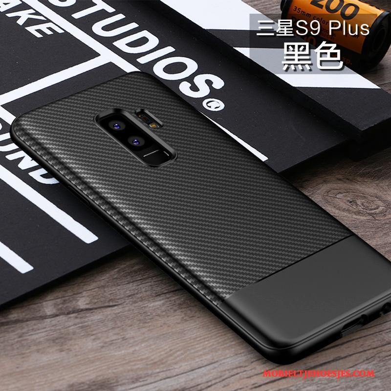 Samsung Galaxy S9+ Ster Bescherming Scheppend Hoes Rood Anti-fall Hoesje Telefoon