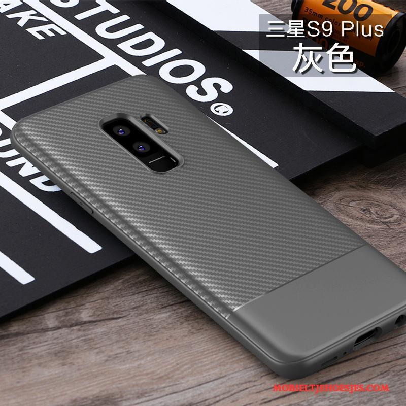 Samsung Galaxy S9+ Ster Bescherming Scheppend Hoes Rood Anti-fall Hoesje Telefoon