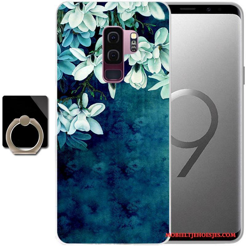 Samsung Galaxy S9+ Ster Hoes Hoesje Anti-fall Telefoon Geschilderd Purper