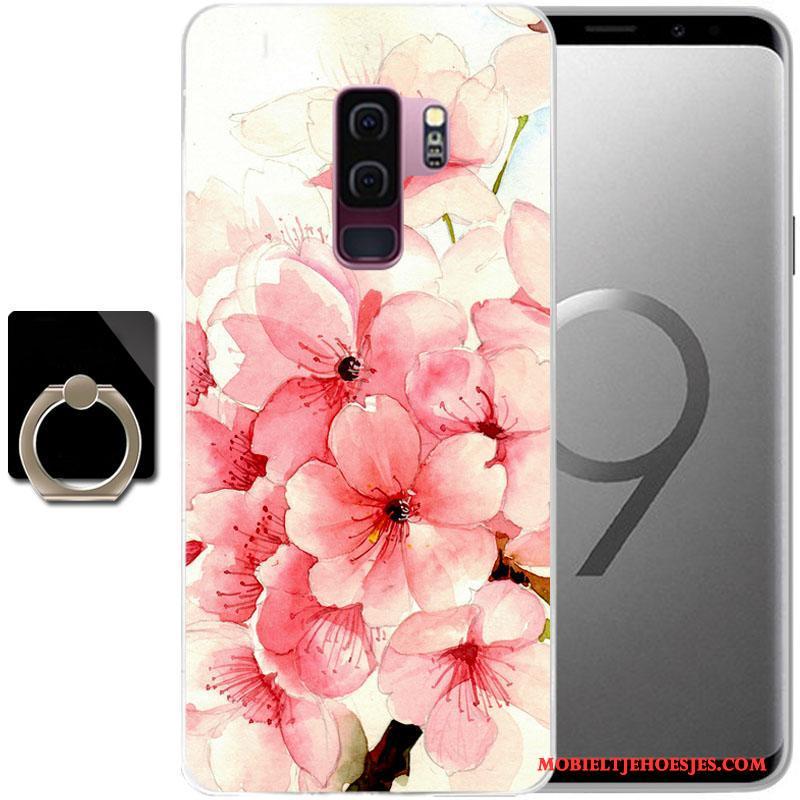 Samsung Galaxy S9+ Ster Hoes Hoesje Anti-fall Telefoon Geschilderd Purper