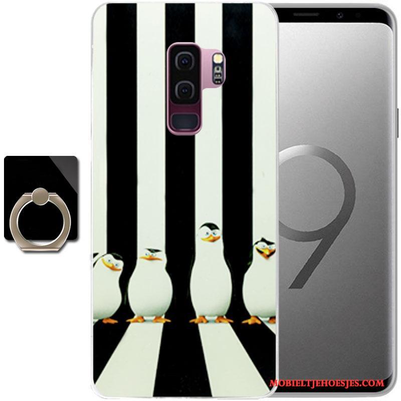 Samsung Galaxy S9+ Ster Hoes Hoesje Anti-fall Telefoon Geschilderd Purper