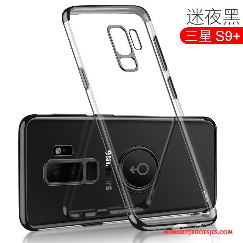 Samsung Galaxy S9+ Trendy Merk Bescherming Hoes Hoesje Telefoon Dun Anti-fall Doorzichtig