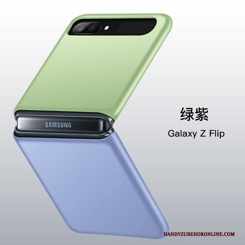 Samsung Z Flip Hoesje Telefoon Groen Vouw All Inclusive Ster Purper Anti-fall