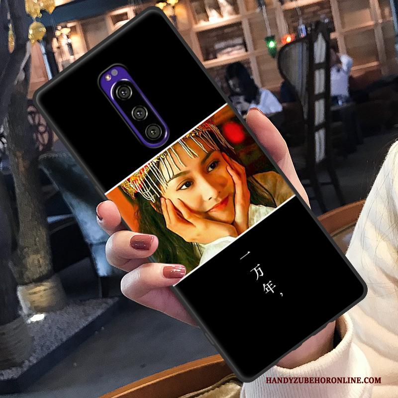 Sony Xperia 1 Hoesje Hoes Lovers Trend Net Red Bescherming Siliconen Persoonlijk