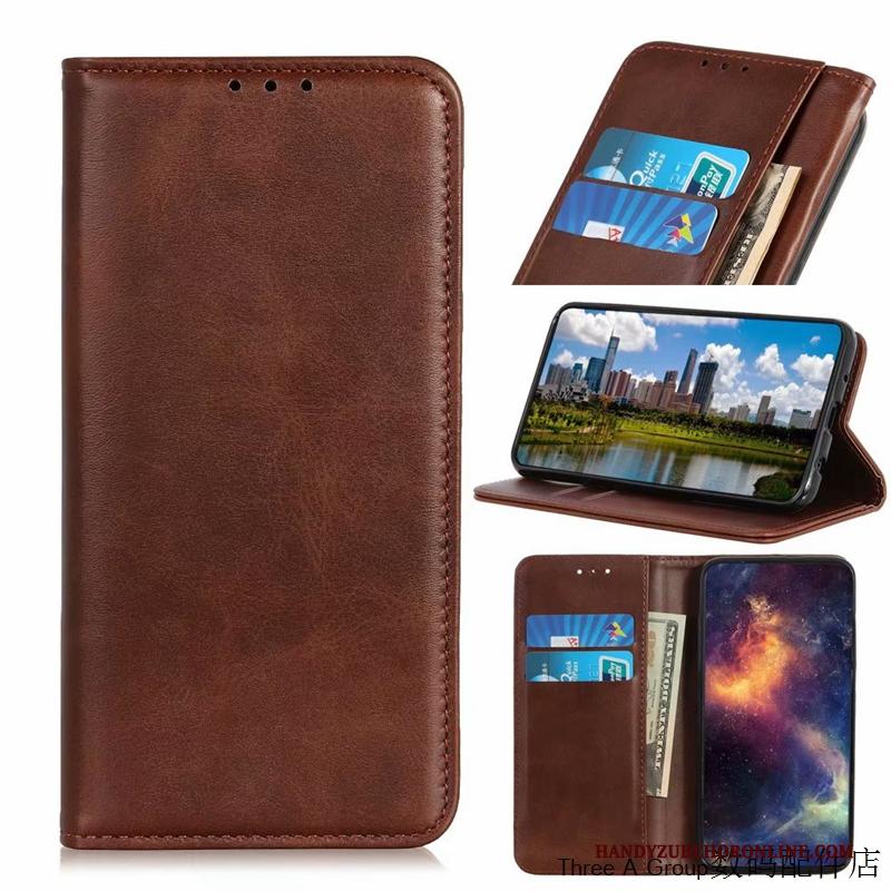 Sony Xperia 1 Ii Folio Kaart Bedrijf Anti-fall Hoes Bescherming Hoesje Telefoon