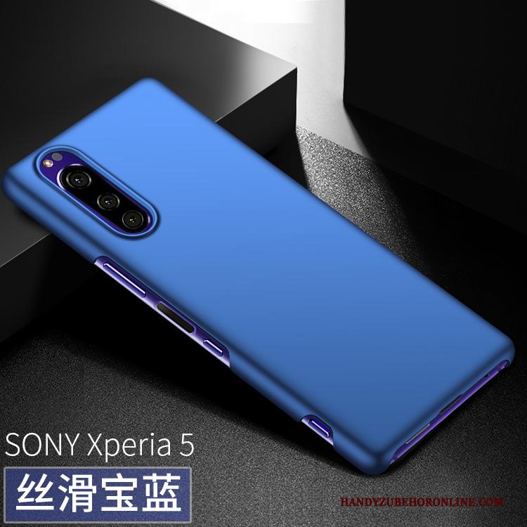 Sony Xperia 5 Hoesje Telefoon Groen Schrobben Bescherming Dun Anti-fall Hard