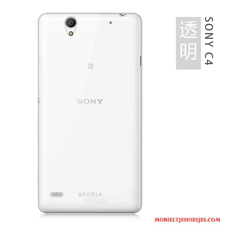 Sony Xperia C4 Zacht Blauw Hoesje Siliconen Telefoon Dun Grote