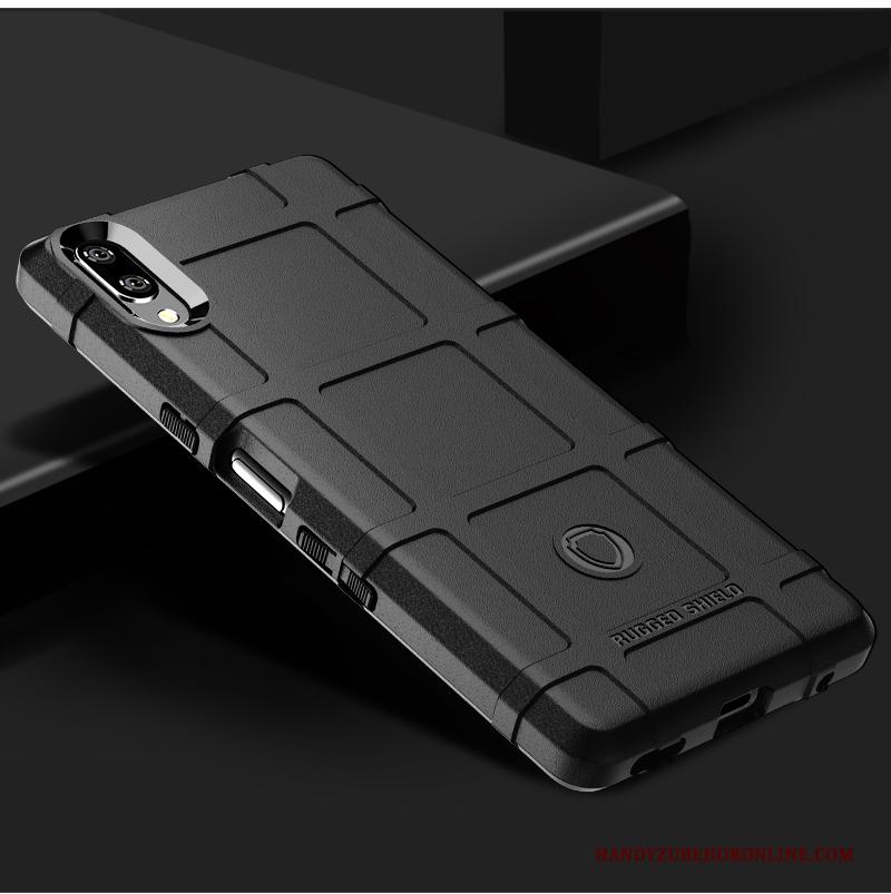 Sony Xperia L3 Zacht Siliconen Bescherming Hoesje Telefoon Anti-fall Groen