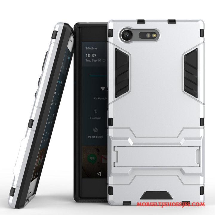 Sony Xperia X Compact Hoesje Mobiele Telefoon Anti-fall Goud Bescherming Grijs Telefoon