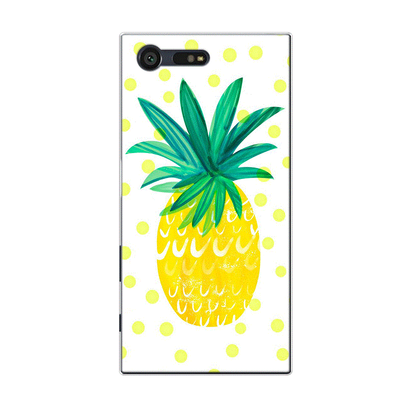 Sony Xperia X Compact Siliconen Blauw Fruit Hoesje Telefoon Mini Watermeloen All Inclusive