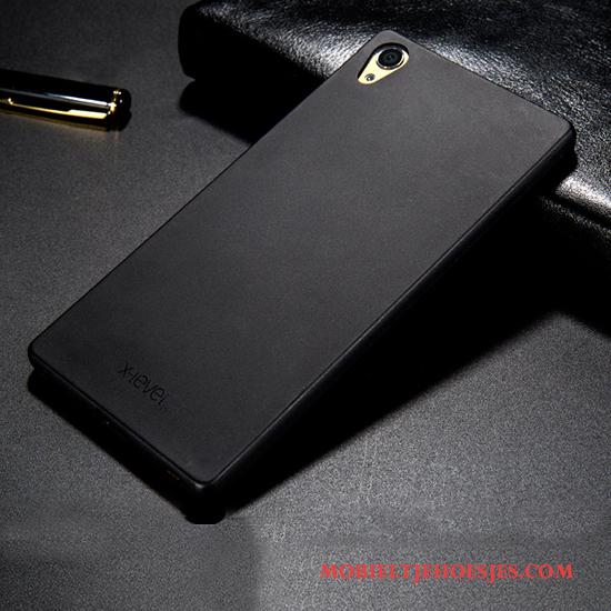 Sony Xperia Xa Ultra Siliconen Zacht Anti-fall Hoesje Telefoon Goud All Inclusive Schrobben