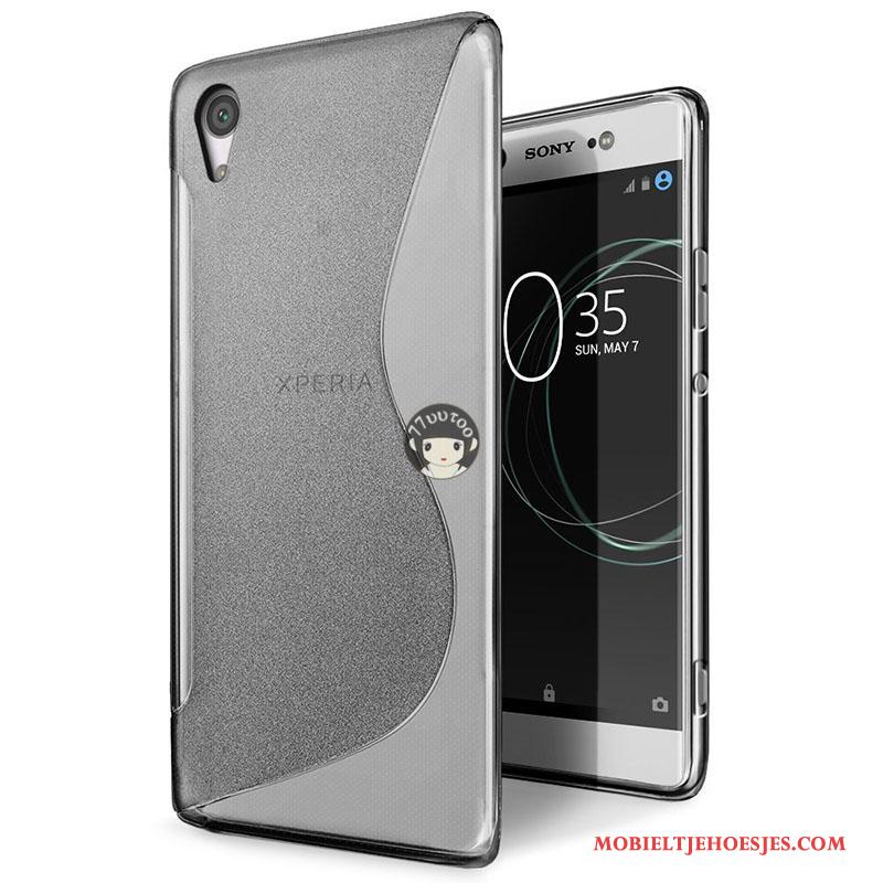 Sony Xperia Xa1 Ultra Anti-fall Blauw Hoesje Telefoon Siliconen Bescherming Zacht Mobiele Telefoon