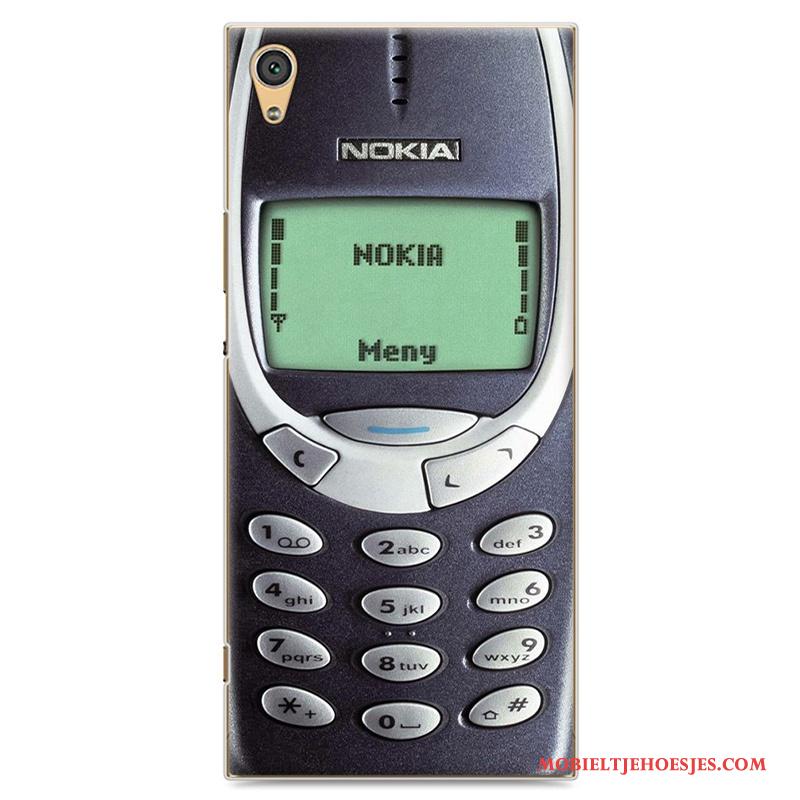 Sony Xperia Xa1 Ultra Bescherming Trend Hoes Geschilderd Hoesje Telefoon Vintage Persoonlijk